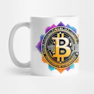 Bitcoin colorful Mug